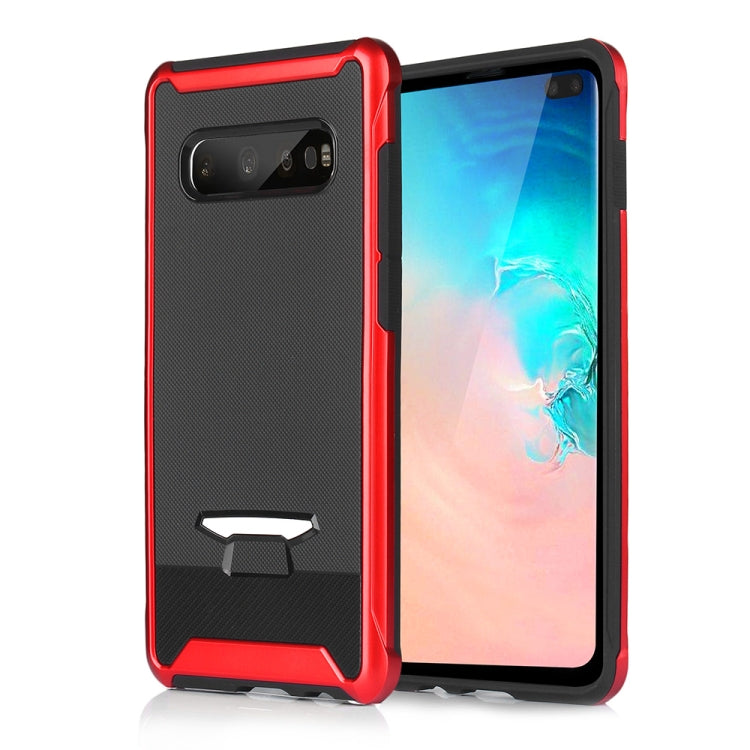 TPU + PC Granule Texture Protective Back Cover Case for Galaxy S10