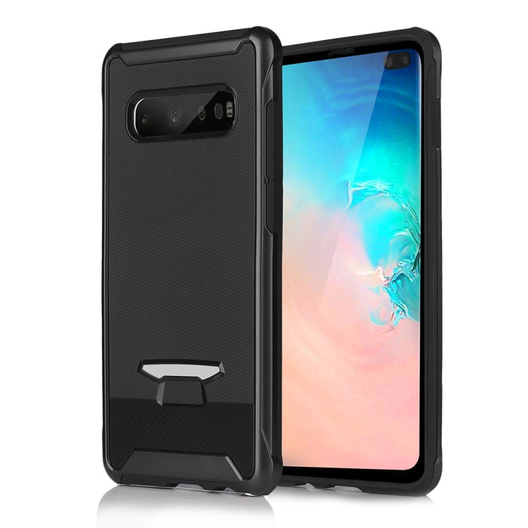 TPU + PC Granule Texture Protective Back Cover Case for Galaxy S10+