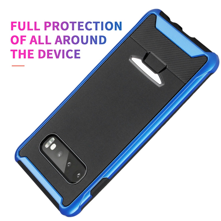 TPU + PC Granule Texture Protective Back Cover Case for Galaxy S10+