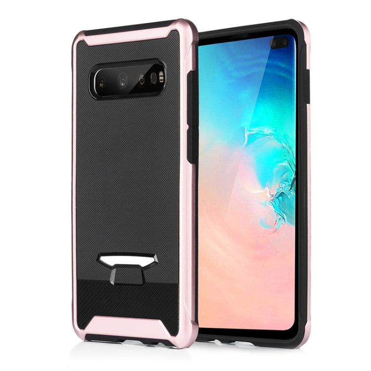 TPU + PC Granule Texture Protective Back Cover Case for Galaxy S10+