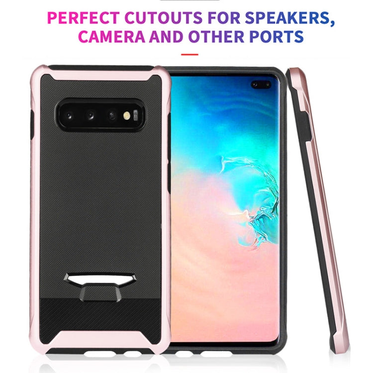 TPU + PC Granule Texture Protective Back Cover Case for Galaxy S10+