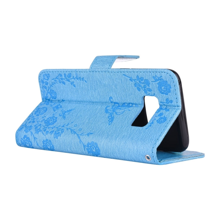 For Galaxy S8 Diamante Butteryfly Pressed Flowers Pattern Horizontal Flip Leather Case with Holder & Card Slots & Wallet & Lanyard
