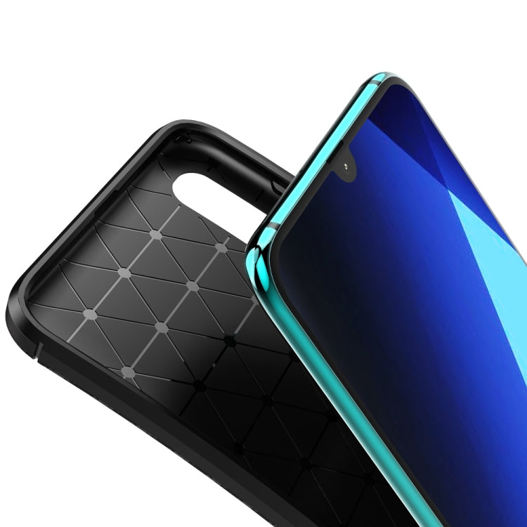 Carbon Fiber Texture Shockproof TPU Case for Galaxy A50