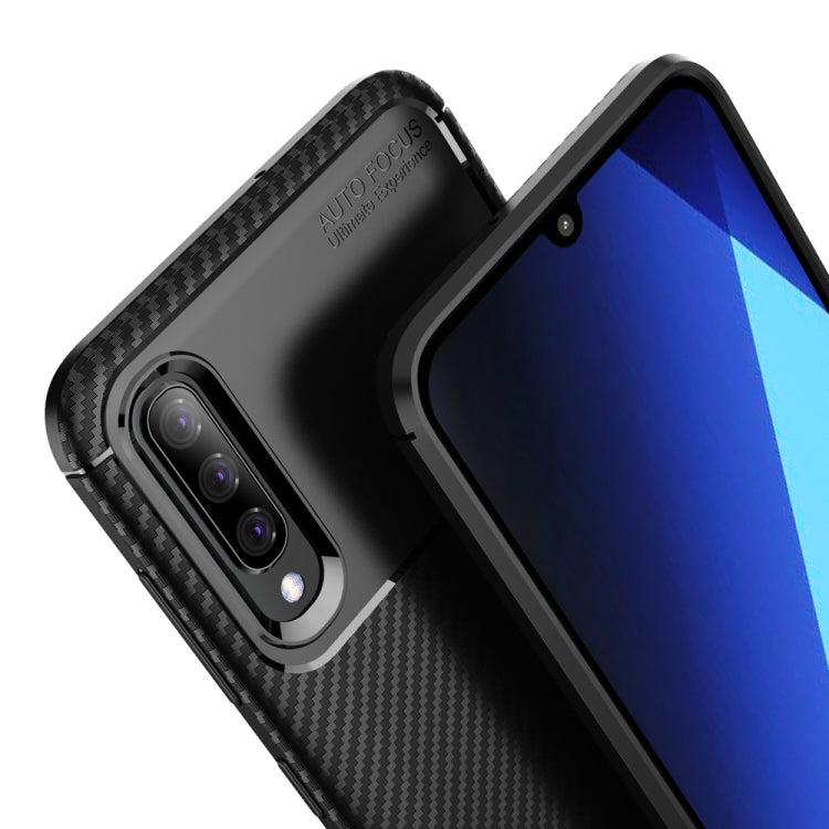 Carbon Fiber Texture Shockproof TPU Case for Galaxy A50