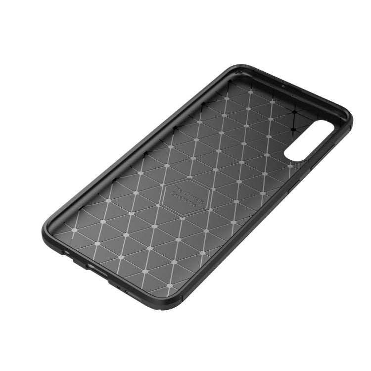 Carbon Fiber Texture Shockproof TPU Case for Galaxy A50