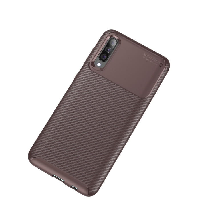Carbon Fiber Texture Shockproof TPU Case for Galaxy A50