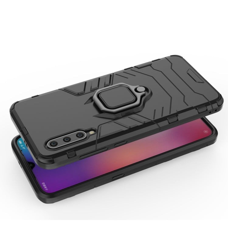 Panther PC + TPU Shockproof Protective Case for Galaxy A30 & A20, with Magnetic Ring Holder(Grey)