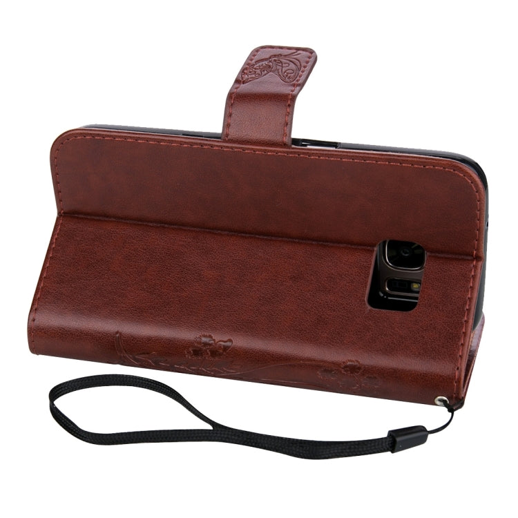 For Galaxy S7 / G930 Crazy Horse Texture Printing Horizontal Flip Leather Case with Holder & Card Slots & Wallet & Lanyard