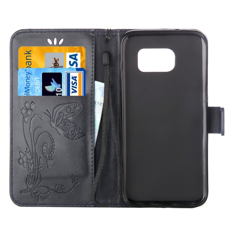 For Galaxy S7 / G930 Crazy Horse Texture Printing Horizontal Flip Leather Case with Holder & Card Slots & Wallet & Lanyard