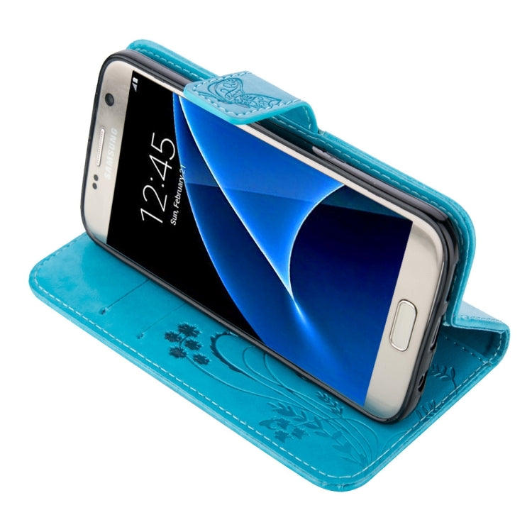 For Galaxy S7 / G930 Crazy Horse Texture Printing Horizontal Flip Leather Case with Holder & Card Slots & Wallet & Lanyard