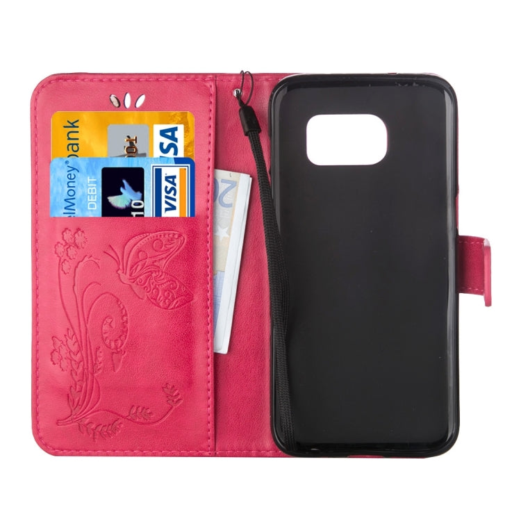 For Galaxy S7 / G930 Crazy Horse Texture Printing Horizontal Flip Leather Case with Holder & Card Slots & Wallet & Lanyard