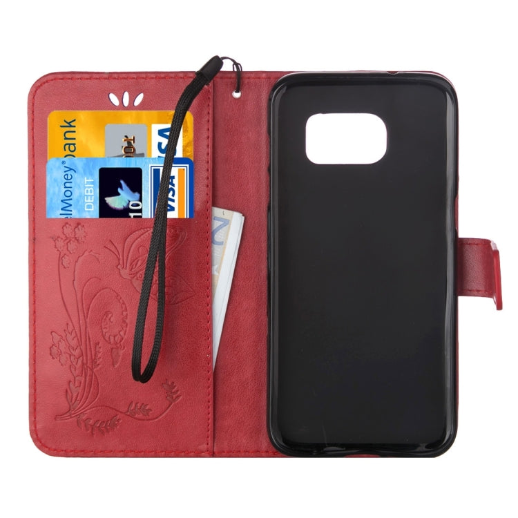 For Galaxy S7 / G930 Crazy Horse Texture Printing Horizontal Flip Leather Case with Holder & Card Slots & Wallet & Lanyard