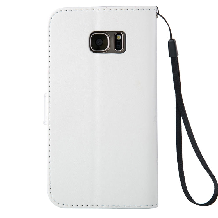 For Galaxy S7 / G930 Crazy Horse Texture Printing Horizontal Flip Leather Case with Holder & Card Slots & Wallet & Lanyard