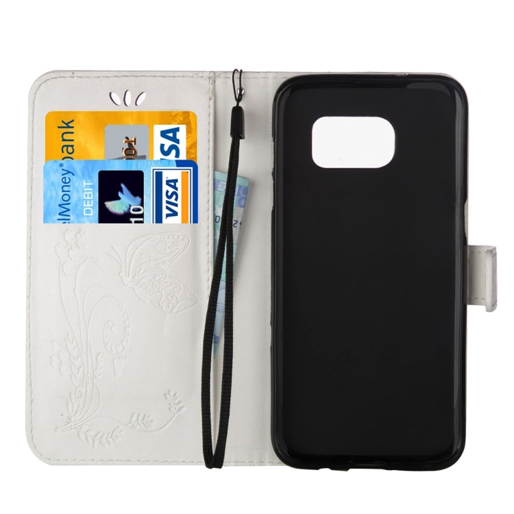 For Galaxy S7 / G930 Crazy Horse Texture Printing Horizontal Flip Leather Case with Holder & Card Slots & Wallet & Lanyard