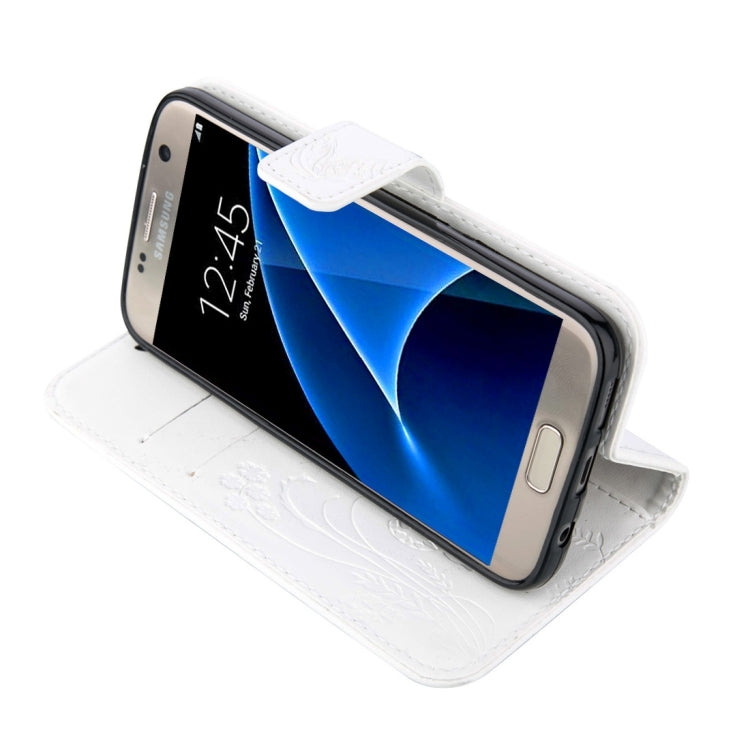 For Galaxy S7 / G930 Crazy Horse Texture Printing Horizontal Flip Leather Case with Holder & Card Slots & Wallet & Lanyard