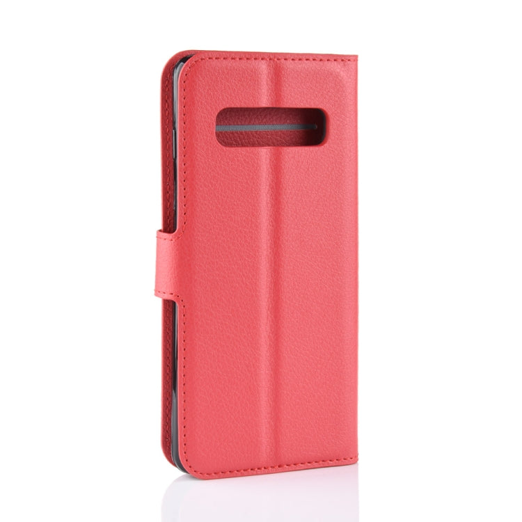 Litchi Texture Horizontal Flip Leather Case for Galaxy S10 , with Wallet & Holder & Card Slots