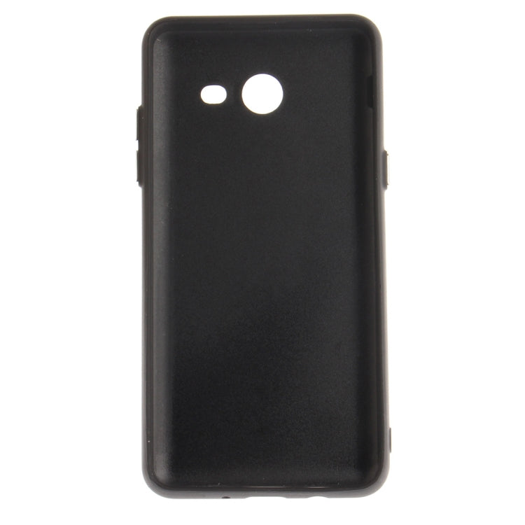 For Galaxy J5 (2017) (US Version) TPU + Leather Pasted Litchi Texture Protective Back Case with Holder & Card Slots