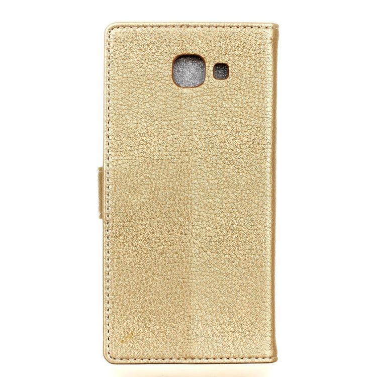 For Galaxy J7 Max Litchi Texture Horizontal Flip Leather Case with Holder & Card Slots & Wallet & Photo Frame