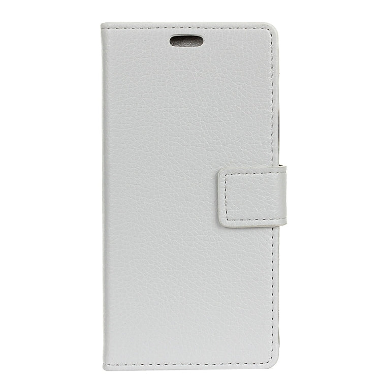 For Galaxy J7 Max Litchi Texture Horizontal Flip Leather Case with Holder & Card Slots & Wallet & Photo Frame