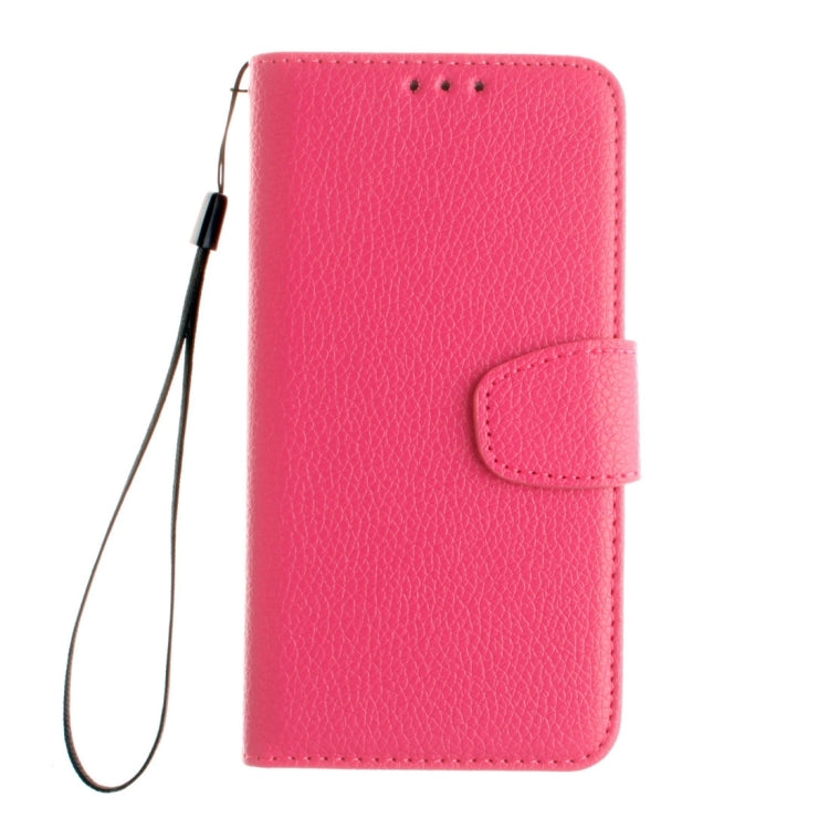 For Galaxy J3 (2016) / J310 LItchi Texture Horizontal Flip PU Leather Case with Holder & Card Slots & Wallet & Photo Frame & Lanyard
