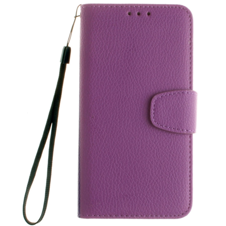 For Galaxy J3 (2016) / J310 LItchi Texture Horizontal Flip PU Leather Case with Holder & Card Slots & Wallet & Photo Frame & Lanyard
