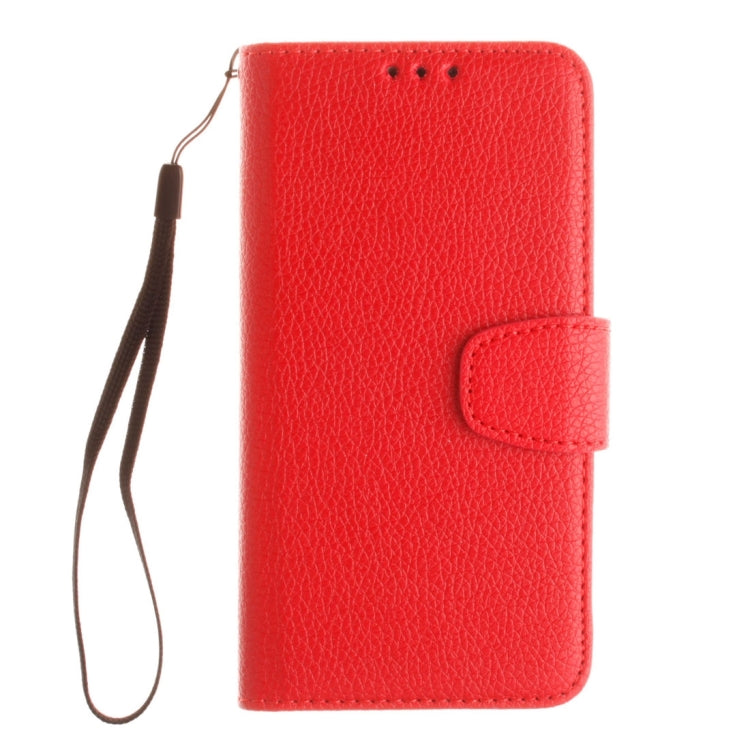 For Galaxy J3 (2016) / J310 LItchi Texture Horizontal Flip PU Leather Case with Holder & Card Slots & Wallet & Photo Frame & Lanyard