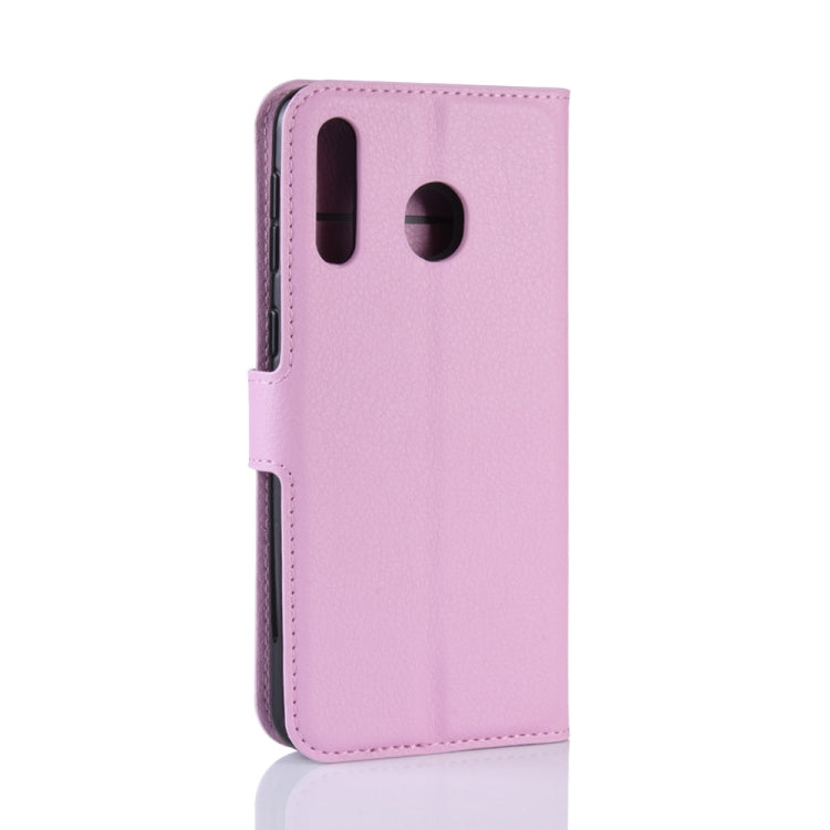 Litchi Texture Horizontal Flip Leather Case for Galaxy M30, with Wallet & Holder & Card Slots