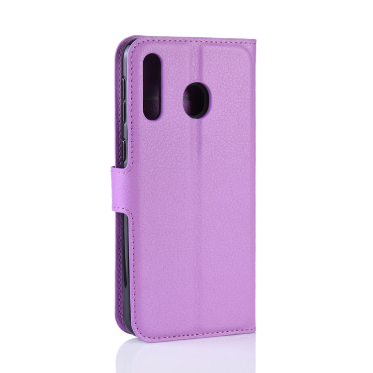 Litchi Texture Horizontal Flip Leather Case for Galaxy M30, with Wallet & Holder & Card Slots