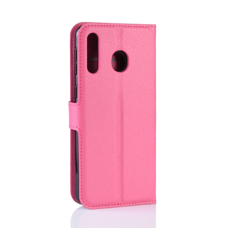 Litchi Texture Horizontal Flip Leather Case for Galaxy M30, with Wallet & Holder & Card Slots