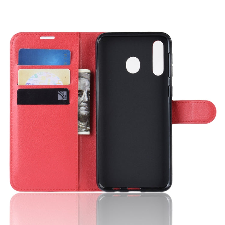 Litchi Texture Horizontal Flip Leather Case for Galaxy M30, with Wallet & Holder & Card Slots