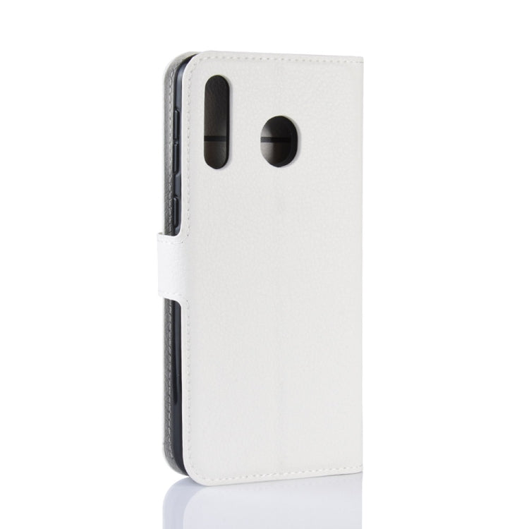 Litchi Texture Horizontal Flip Leather Case for Galaxy M30, with Wallet & Holder & Card Slots