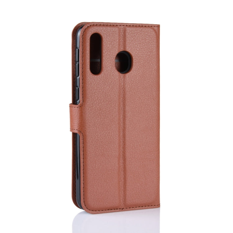 Litchi Texture Horizontal Flip Leather Case for Galaxy M30, with Wallet & Holder & Card Slots