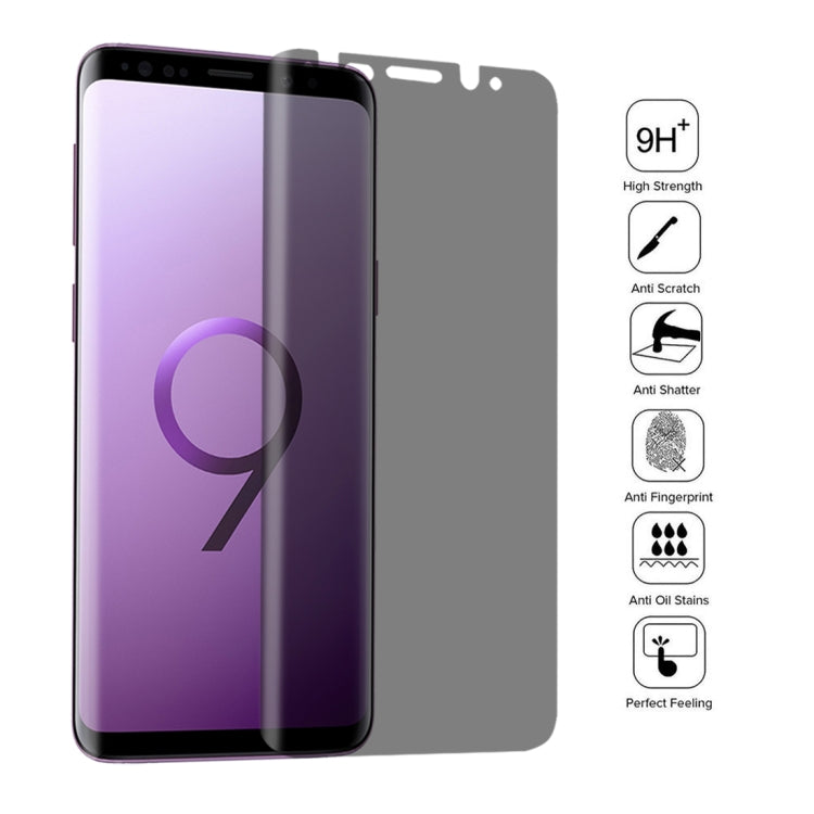 Privacy Anti-glare 0.26mm 9H 3D Tempered Glass Film for Galaxy S9