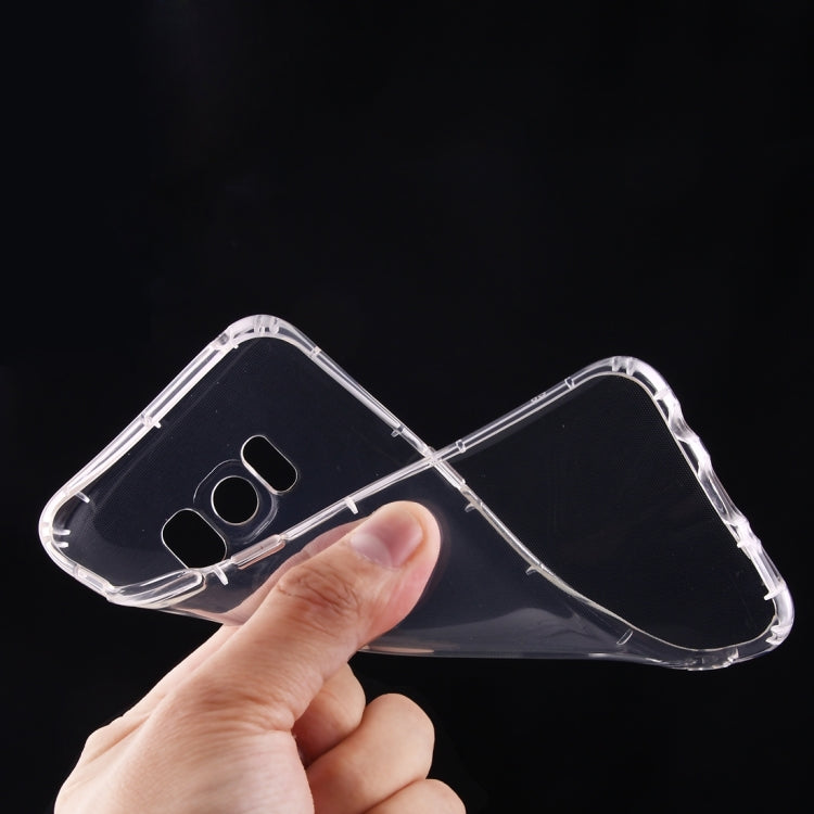 For Galaxy S8+ / G955 Transparent TPU Protective Case(Transparent)