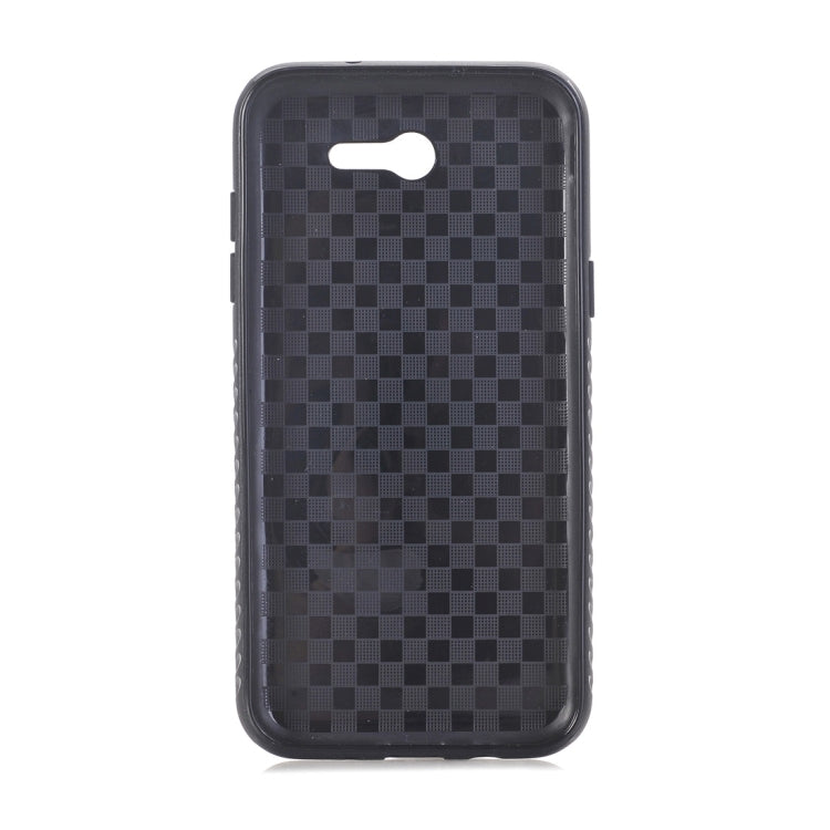 For Galaxy J3 (2017) (US Version) Crazy Horse Texture Electroplating Back Cover
