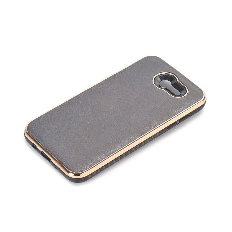 For Galaxy J3 (2017) (US Version) Crazy Horse Texture Electroplating Back Cover