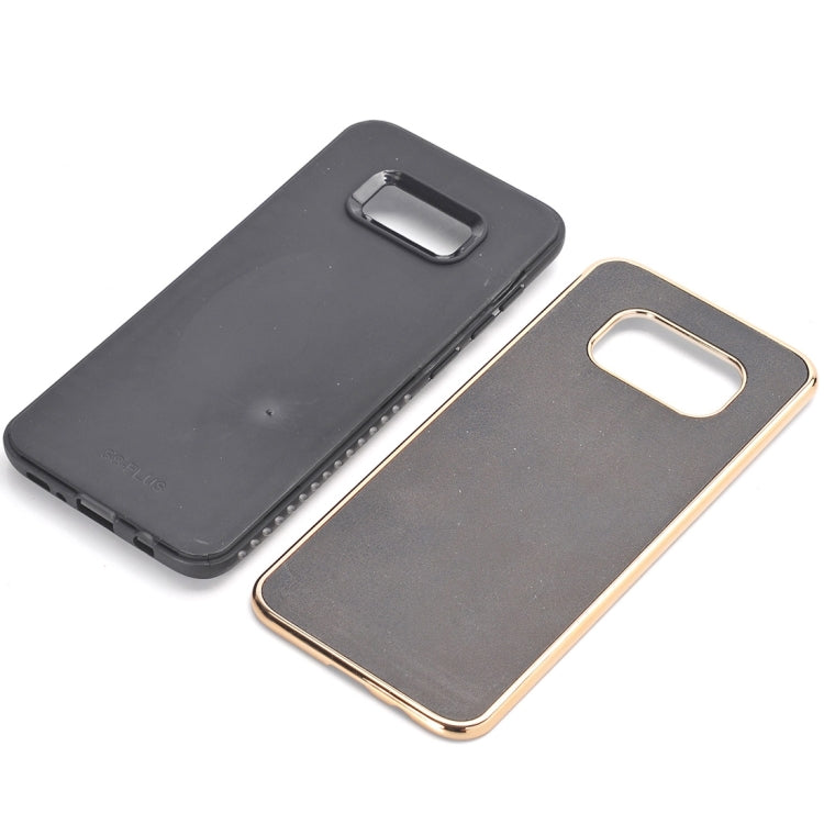 For Galaxy S8 + / G9550 Crazy Horse Texture Electroplating Back Cover
