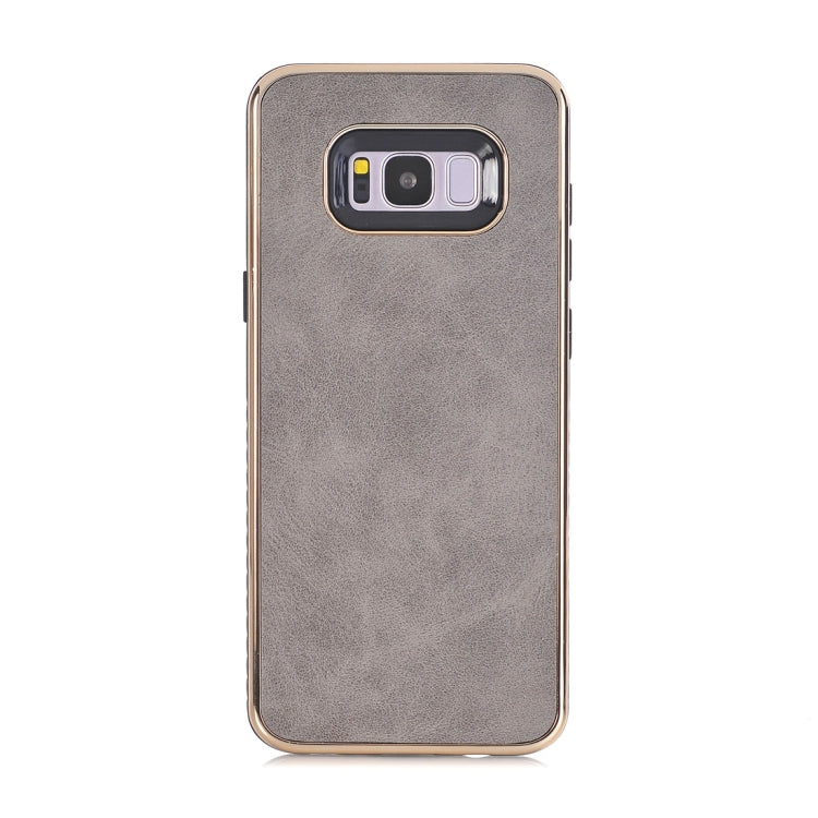 For Galaxy S8 + / G9550 Crazy Horse Texture Electroplating Back Cover