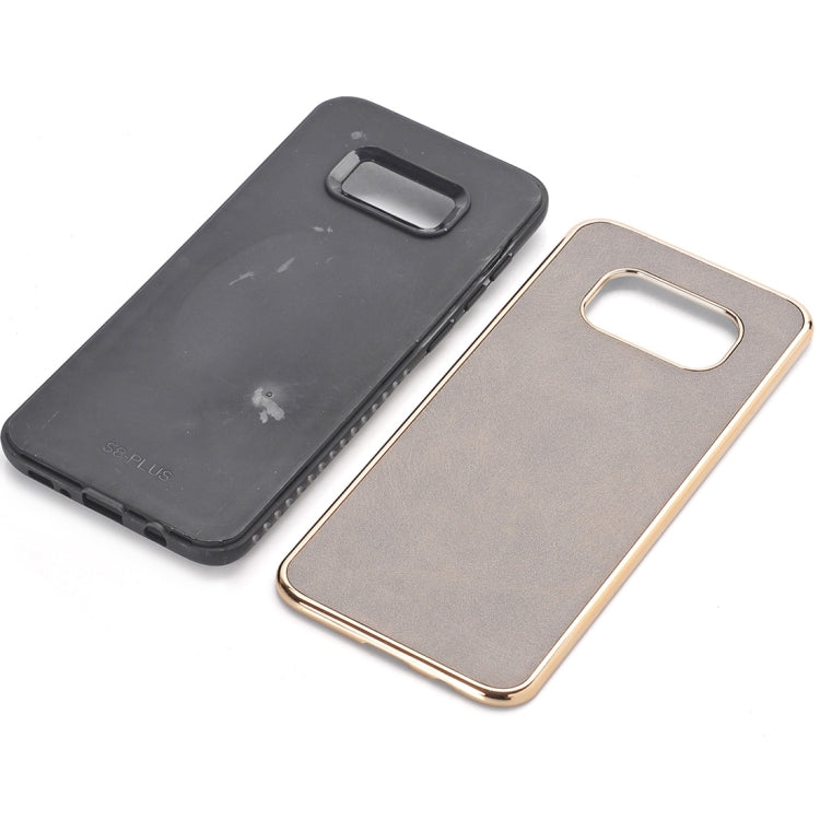 For Galaxy S8 + / G9550 Crazy Horse Texture Electroplating Back Cover