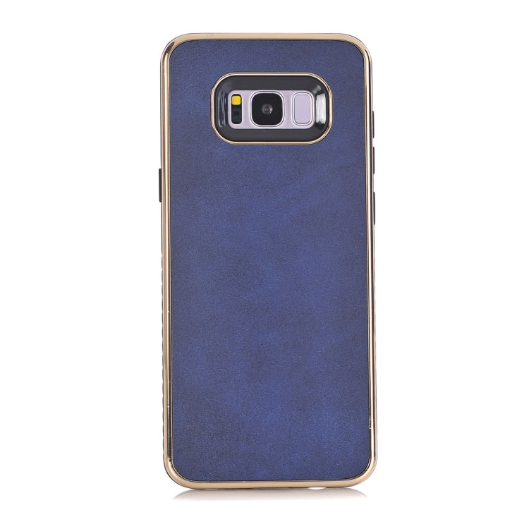 For Galaxy S8 + / G9550 Crazy Horse Texture Electroplating Back Cover