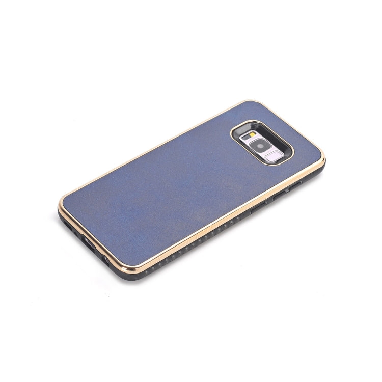 For Galaxy S8 + / G9550 Crazy Horse Texture Electroplating Back Cover
