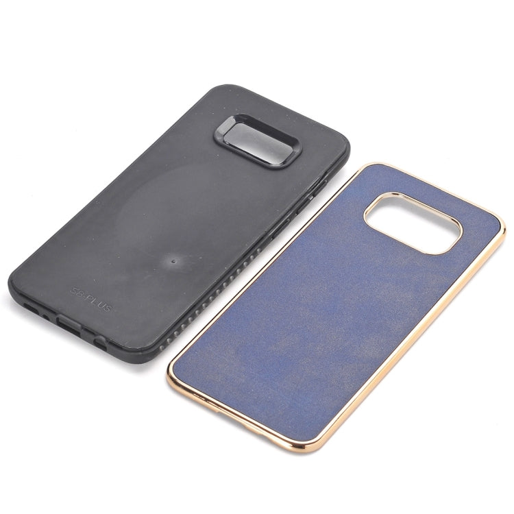 For Galaxy S8 + / G9550 Crazy Horse Texture Electroplating Back Cover