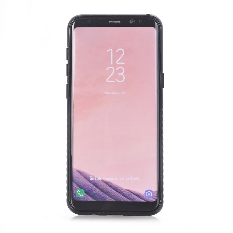 For Galaxy S8 + / G9550 Crazy Horse Texture Electroplating Back Cover