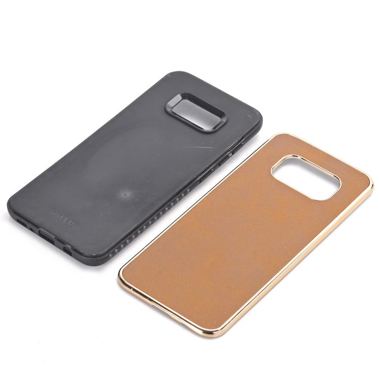 For Galaxy S8 + / G9550 Crazy Horse Texture Electroplating Back Cover