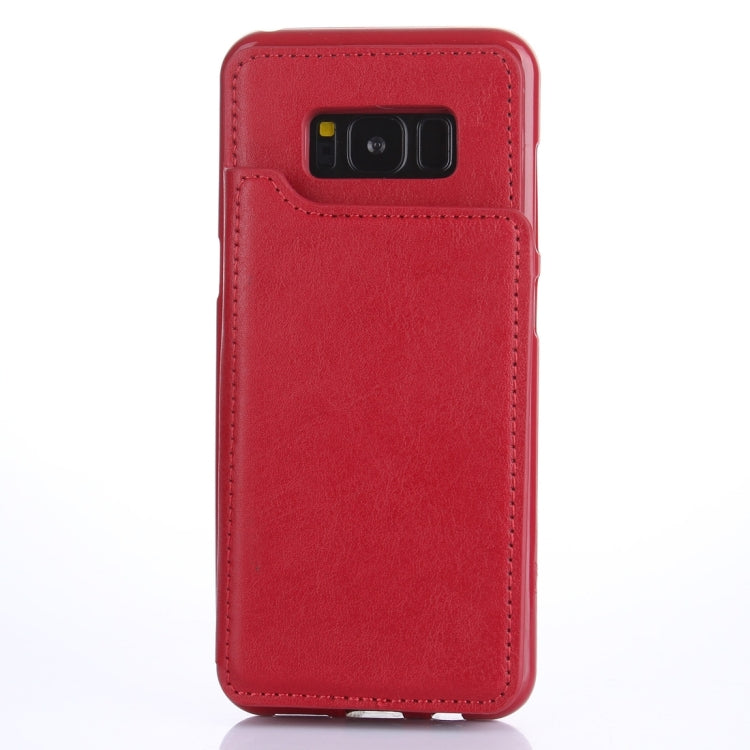 For Galaxy S8 + / G9550 Crazy Horse Texture Leather Back Protective Case with Card Slots