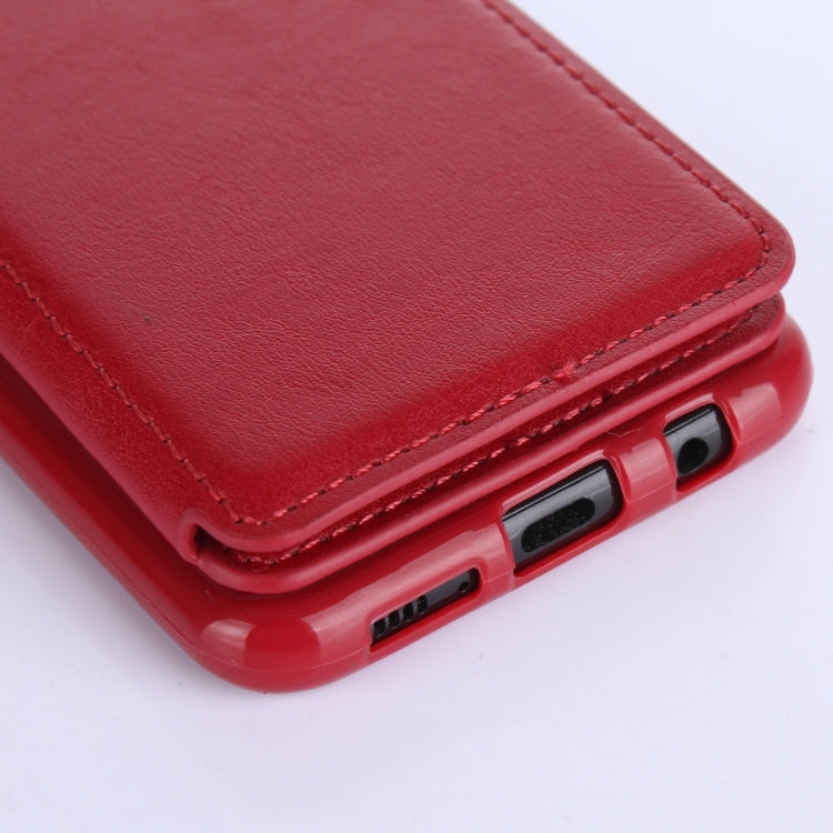 For Galaxy S8 + / G9550 Crazy Horse Texture Leather Back Protective Case with Card Slots