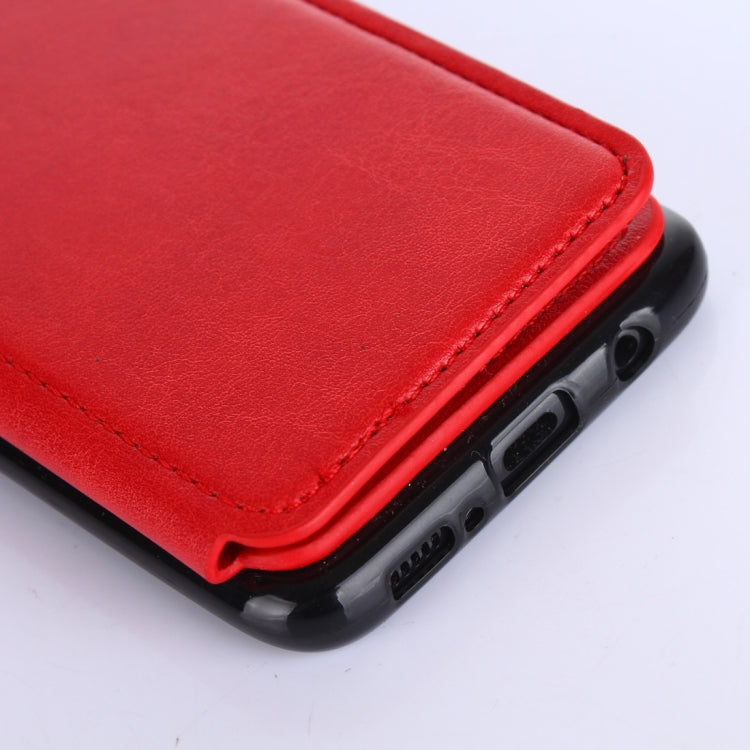 For Galaxy S8 + / G9550 Crazy Horse Texture Leather Back Protective Case with Card Slots