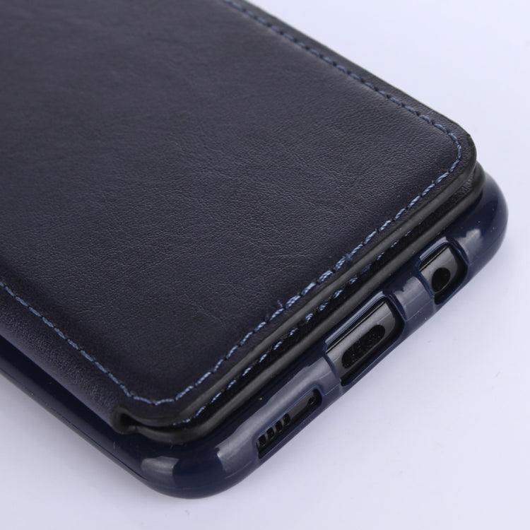 For Galaxy S8 Crazy Horse Texture Leather Back Protective Case with Card Slots