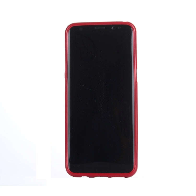 For Galaxy S8 Crazy Horse Texture Leather Back Protective Case with Card Slots