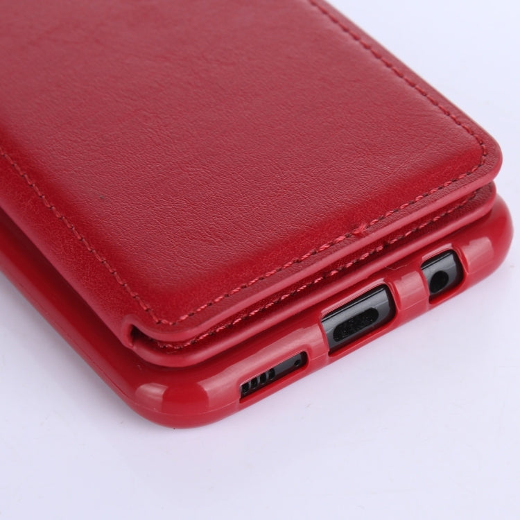 For Galaxy S8 Crazy Horse Texture Leather Back Protective Case with Card Slots